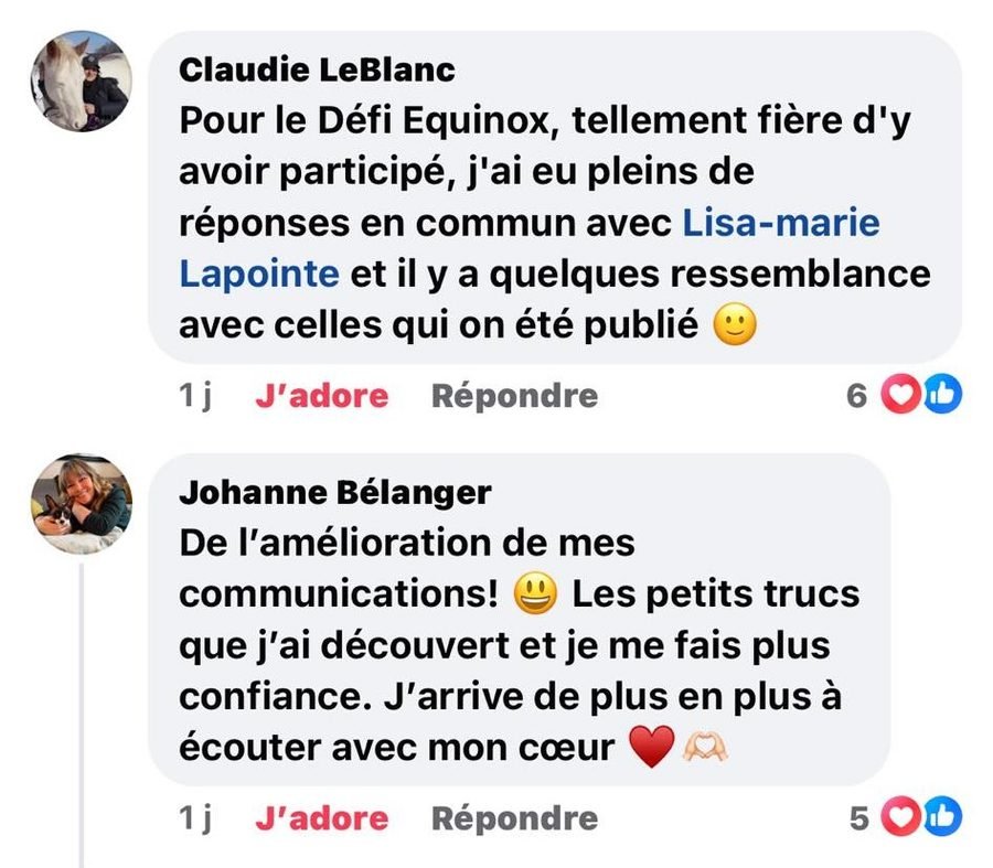 Témoignage — Claudie Leblanc Johanne