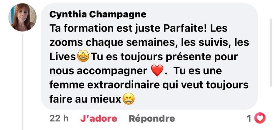 Témoignage — Cynthia Champagne