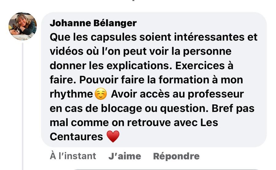 Témoignage — Johanne Belanger 2